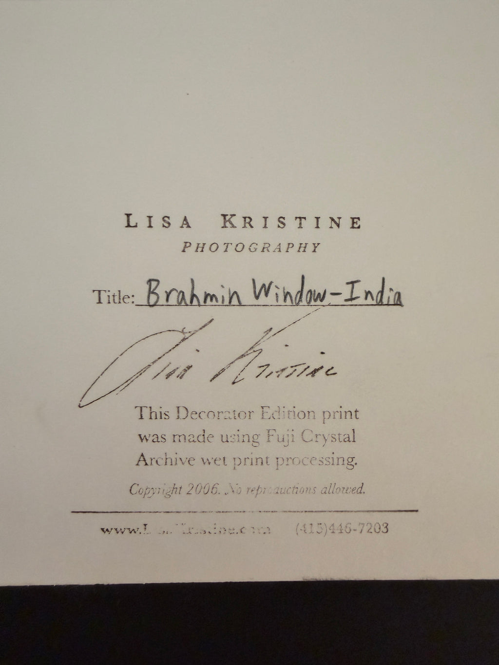 Lisa Kristine Photographic Print