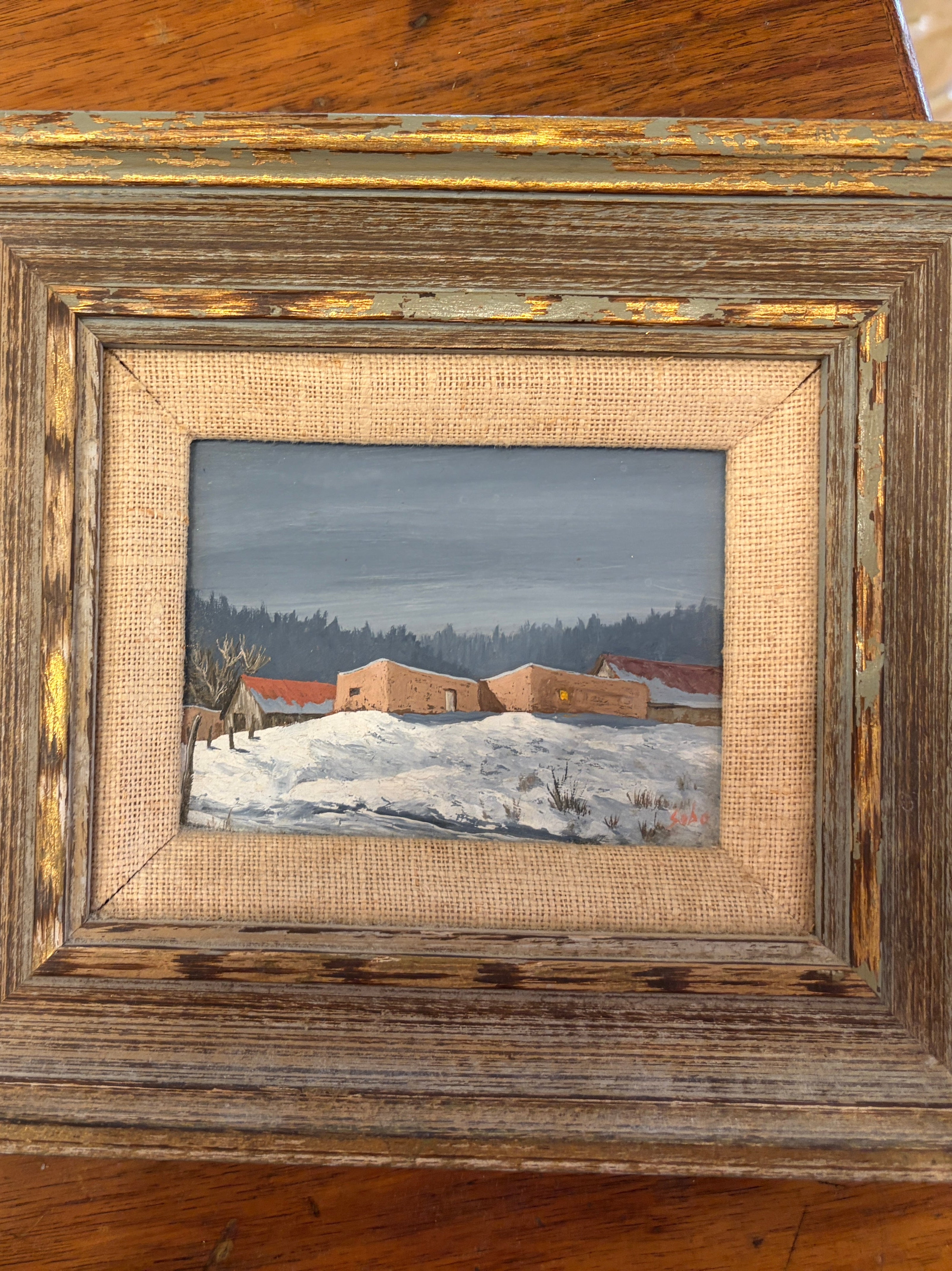 A Southwest Landscape, Oil on canvas