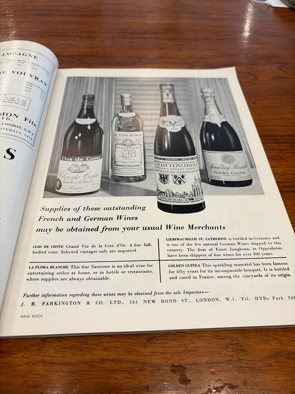 House & Garden Wine Booklet