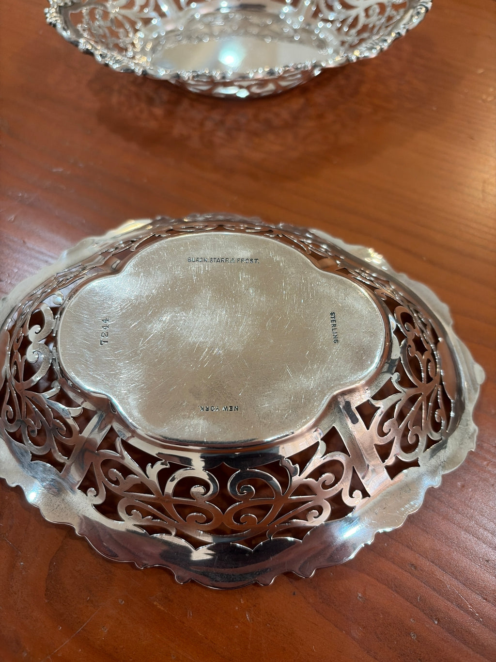 Sterling Pierced Dishes