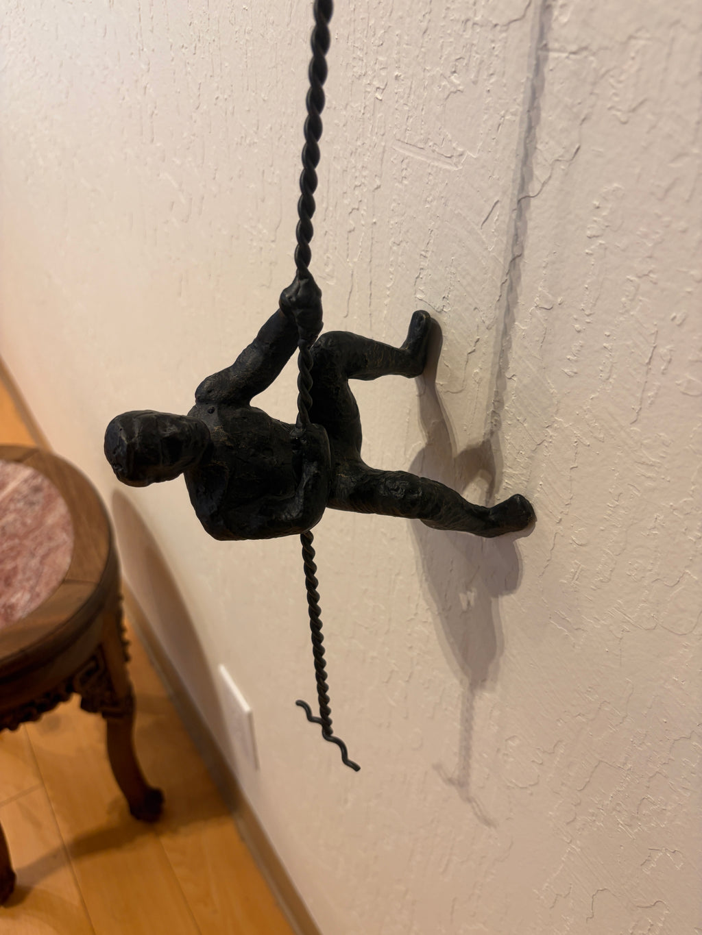 Wall Climber Sculpture