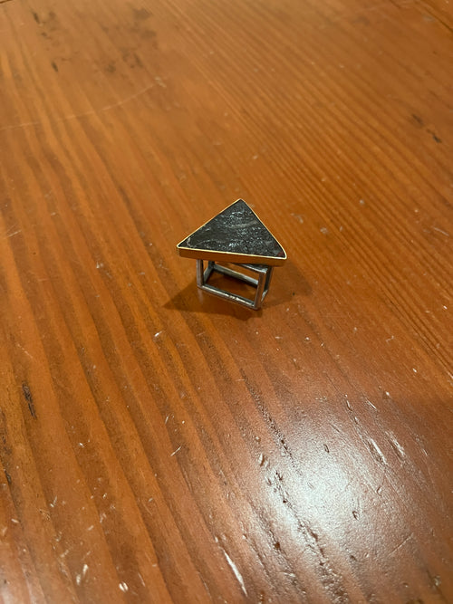 18k Gold and Silver Ring