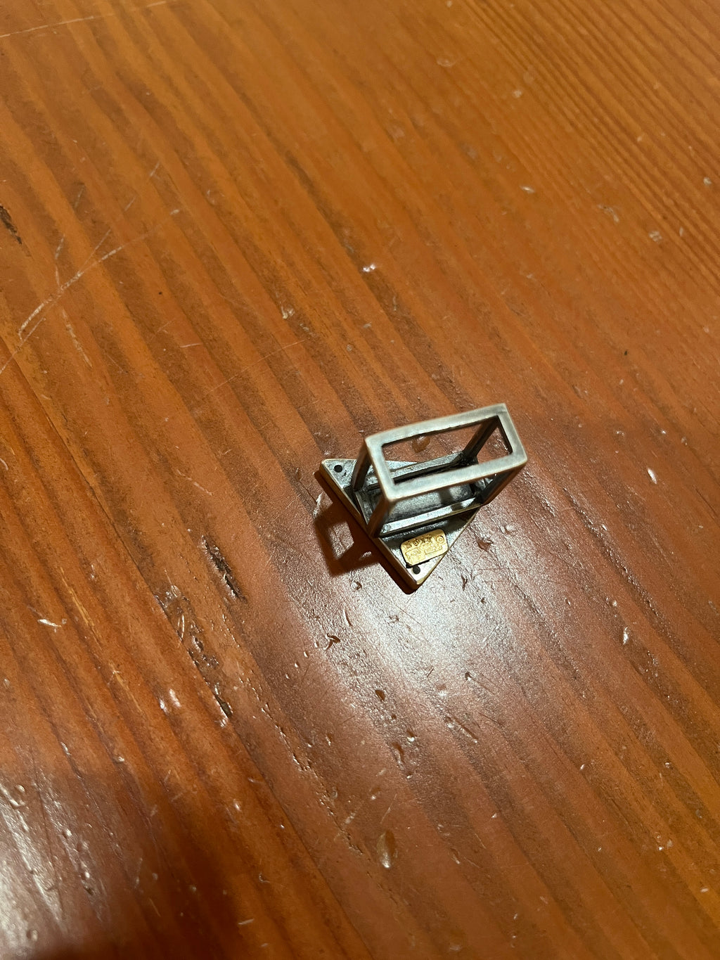 18k Gold and Silver Ring