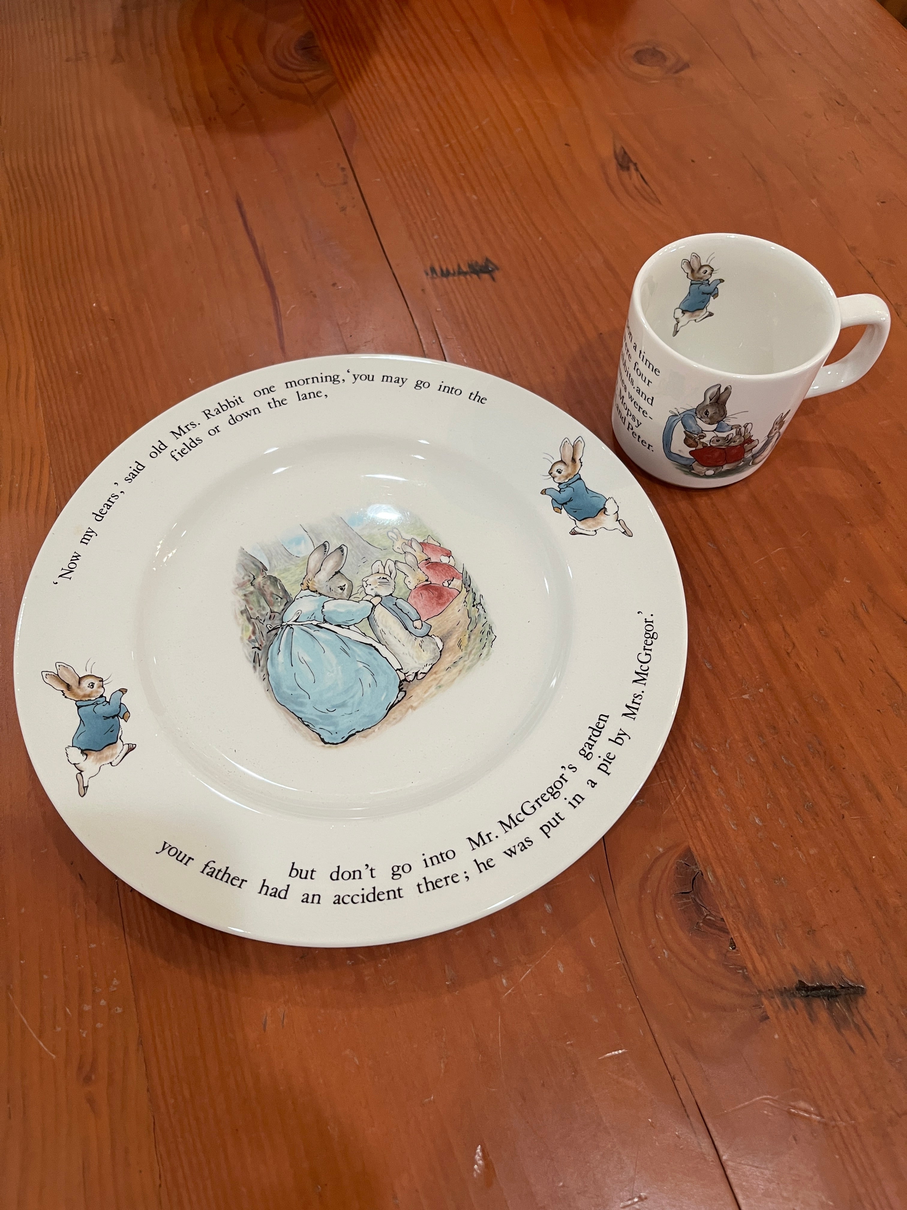 Child’s Plate & Cup Set