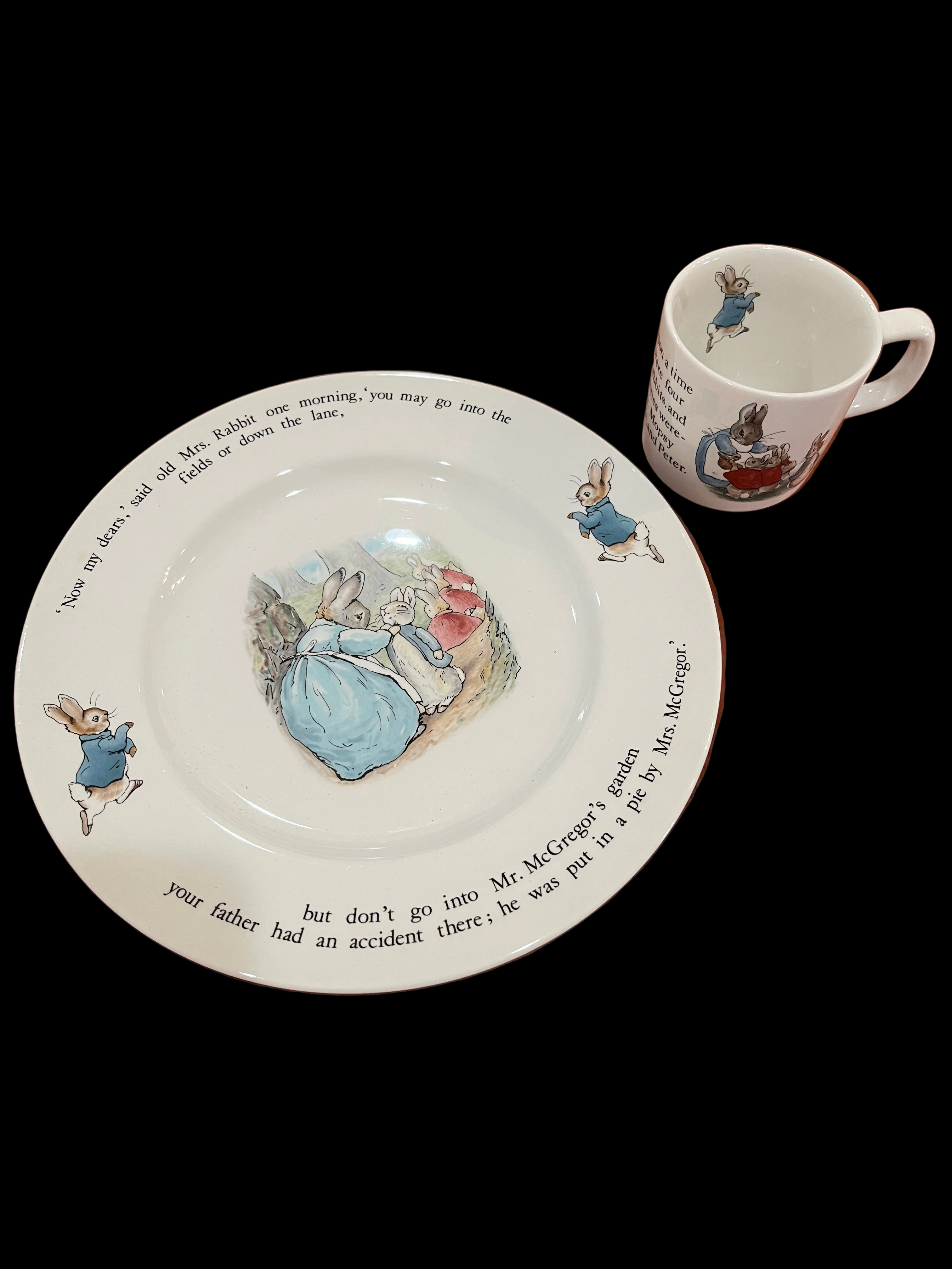 Child’s Plate & Cup Set