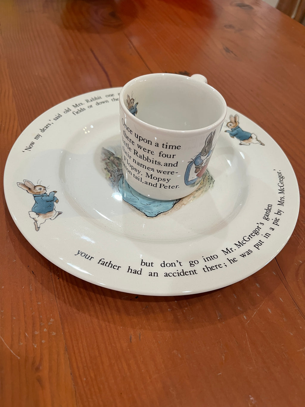Child’s Plate & Cup Set