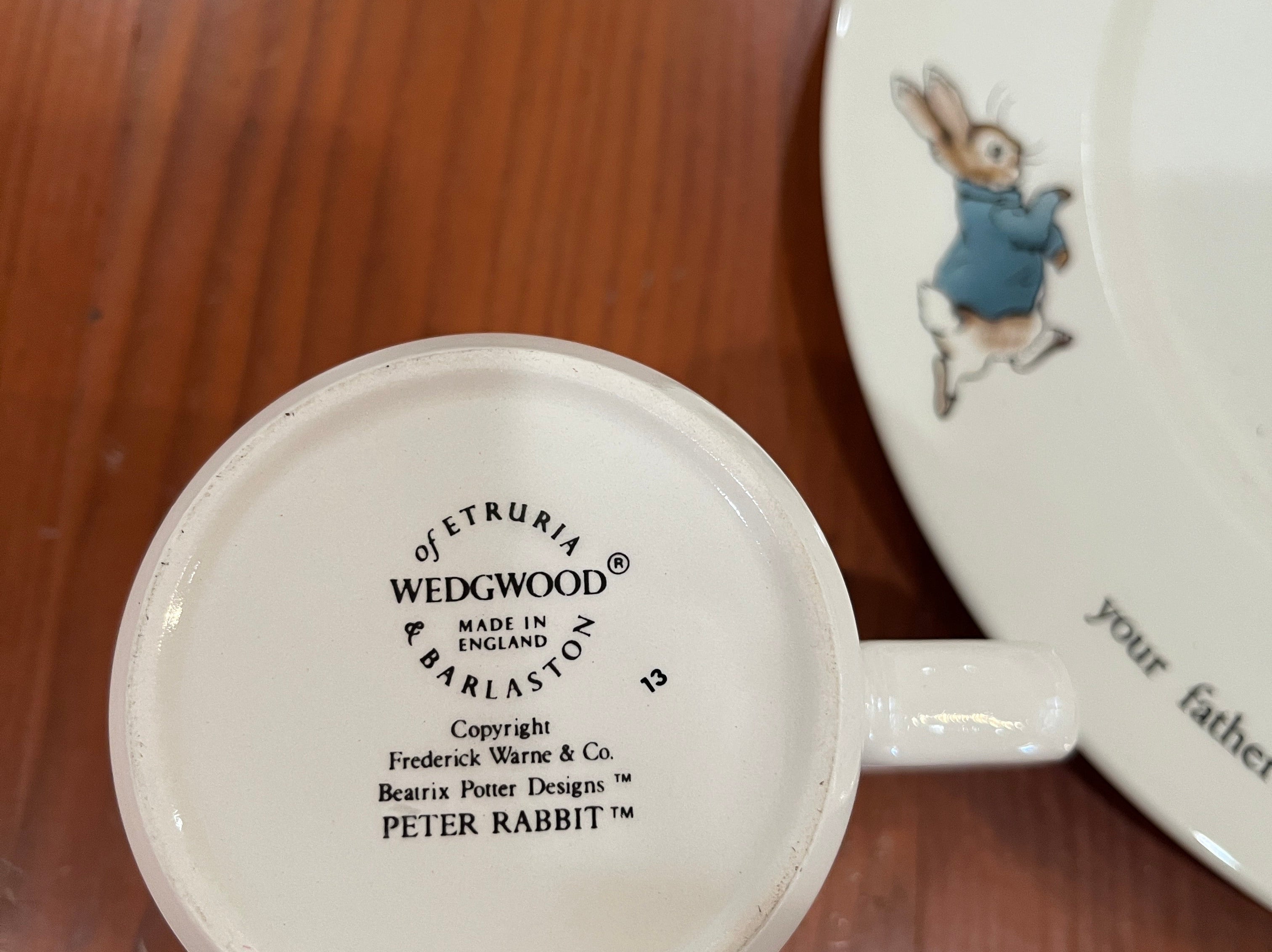 Child’s Plate & Cup Set